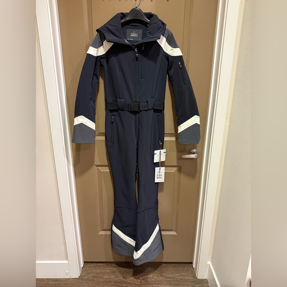 Perfect Moment Black Ski Suit